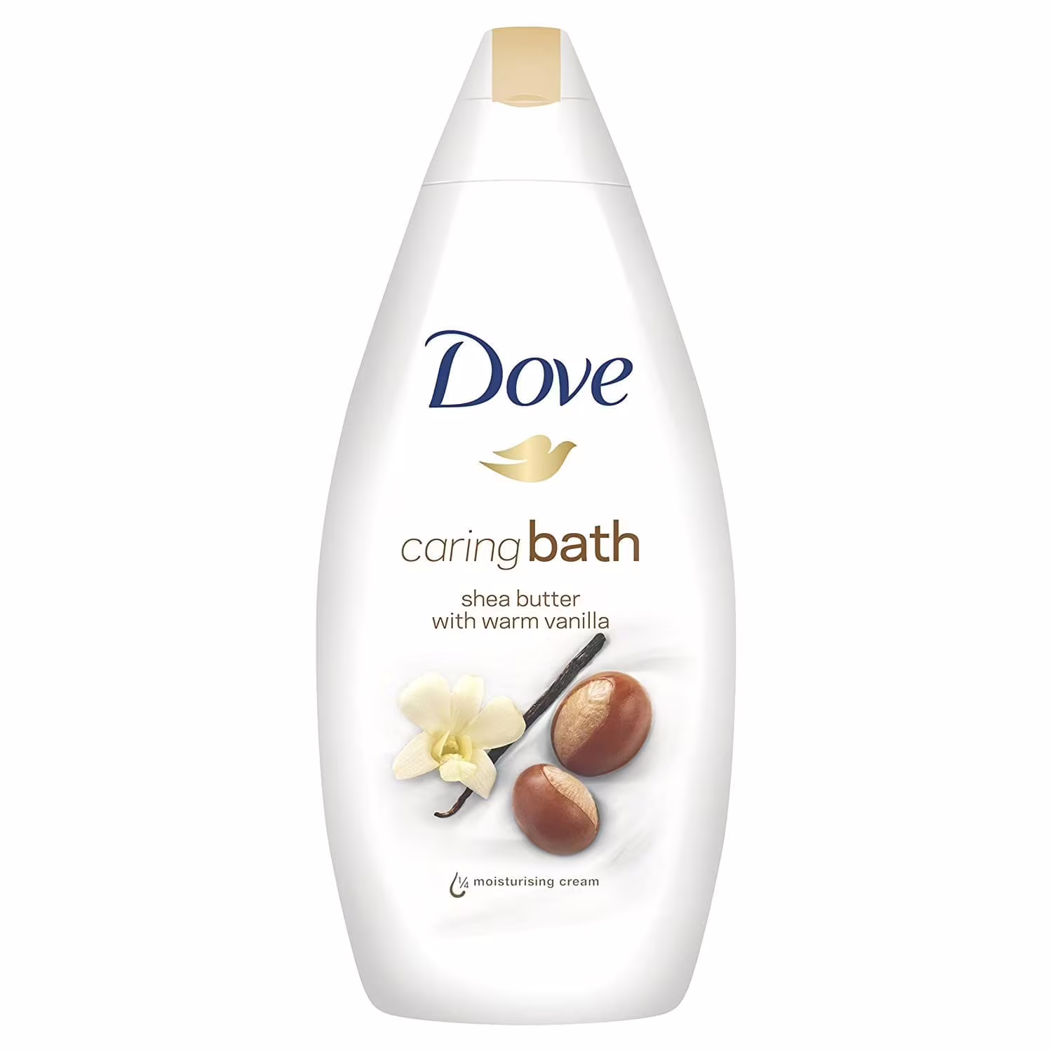 DOVE Bath Shea Butter Vanilje badesåpe 500ml