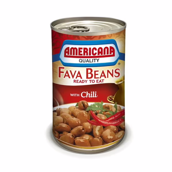 AMERICANA Peeled fava beans chili 400 g