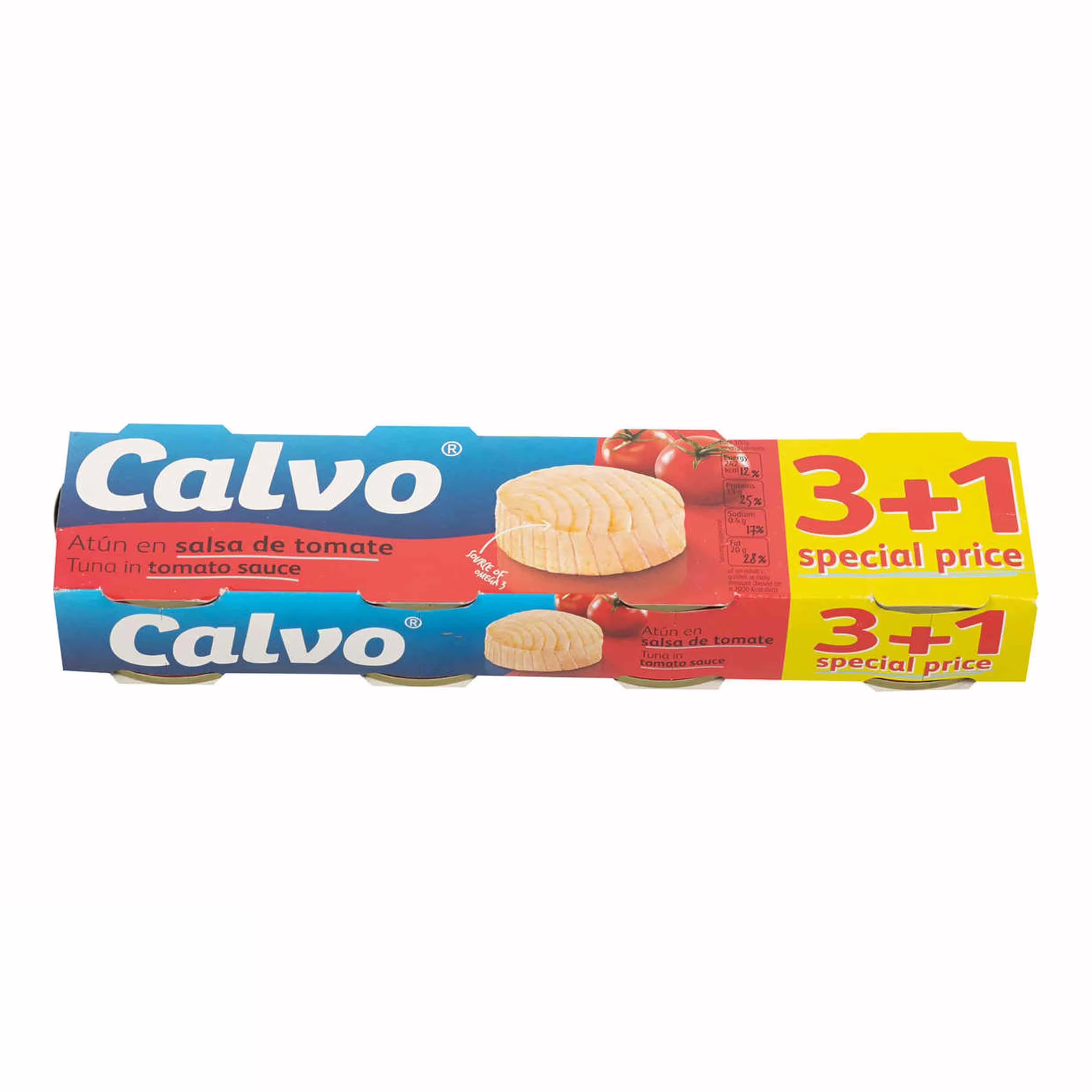 CALVO Tuna i Tomatsaus 3x80g (+1)