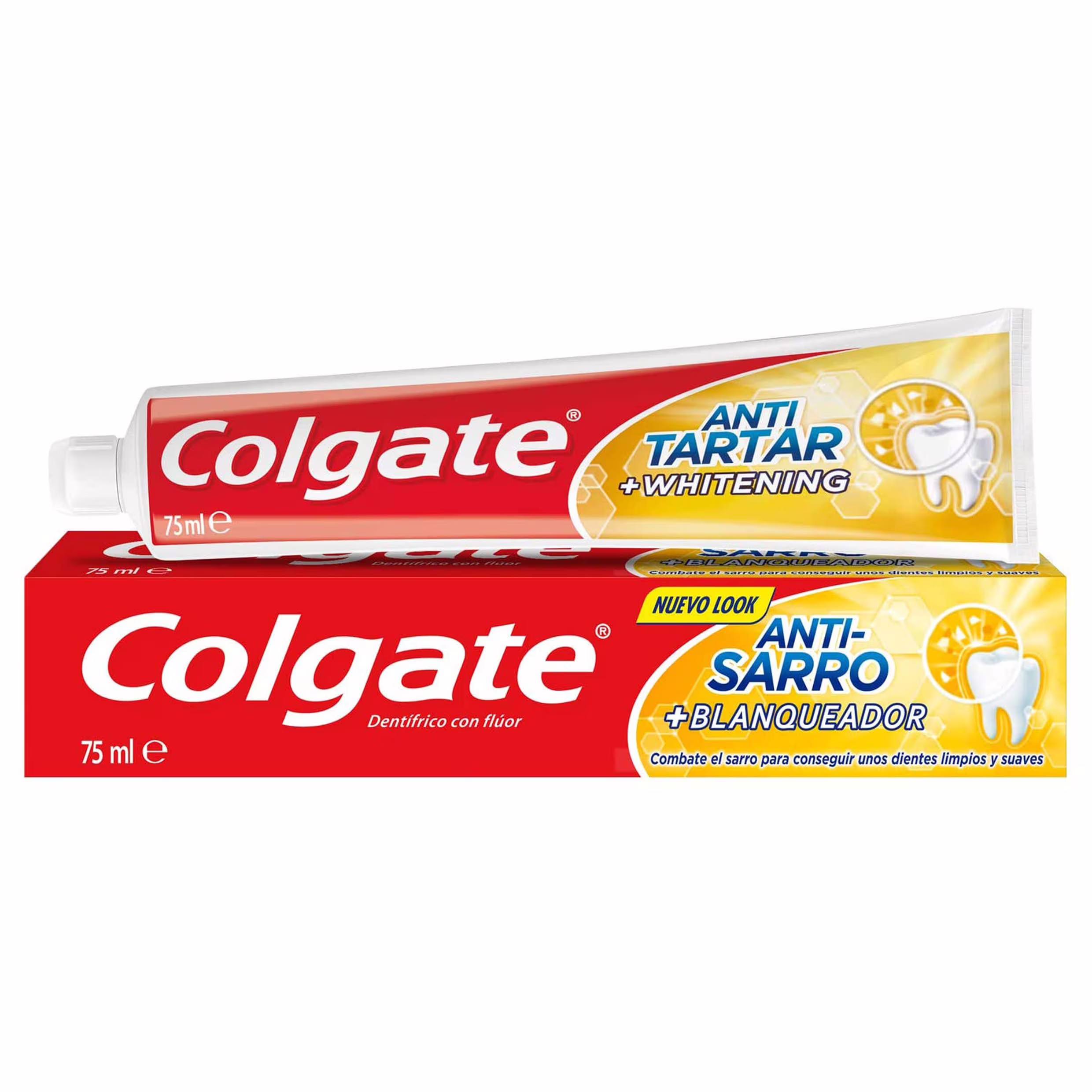 COLGATE Anti Tartar+branqueador tannkrem 100ml