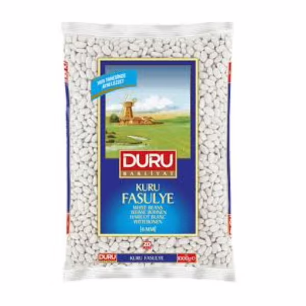 DURU Hvite Bønner (6 mm) 1 kg