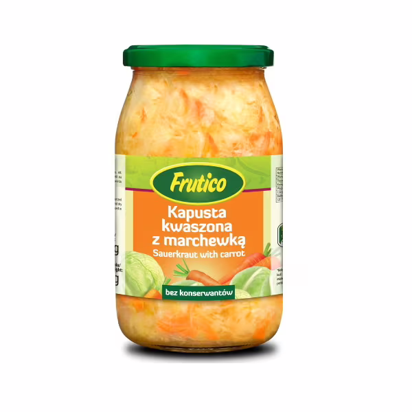 Frutico Surkål Med Gulrot 820g