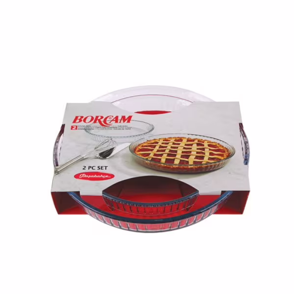 PASABAHCE BORCAM RUND 2PCS