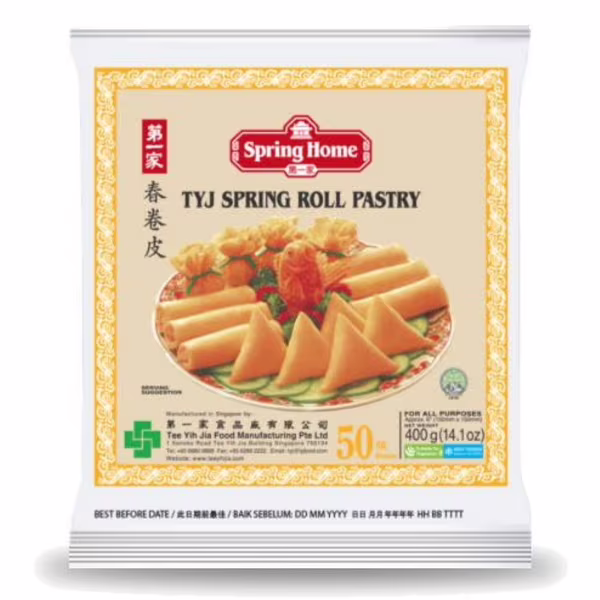 SpringHome Vårrulldeig 50stk Gul 400g