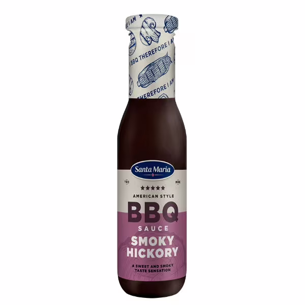 SANTA MARIA Bbq Smoky Hickory saus 365g