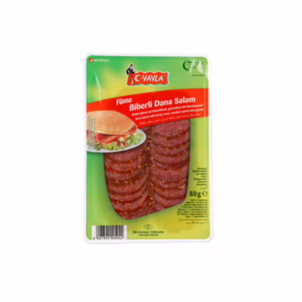 YAYLA Okse salami med pepper skivet 80g
