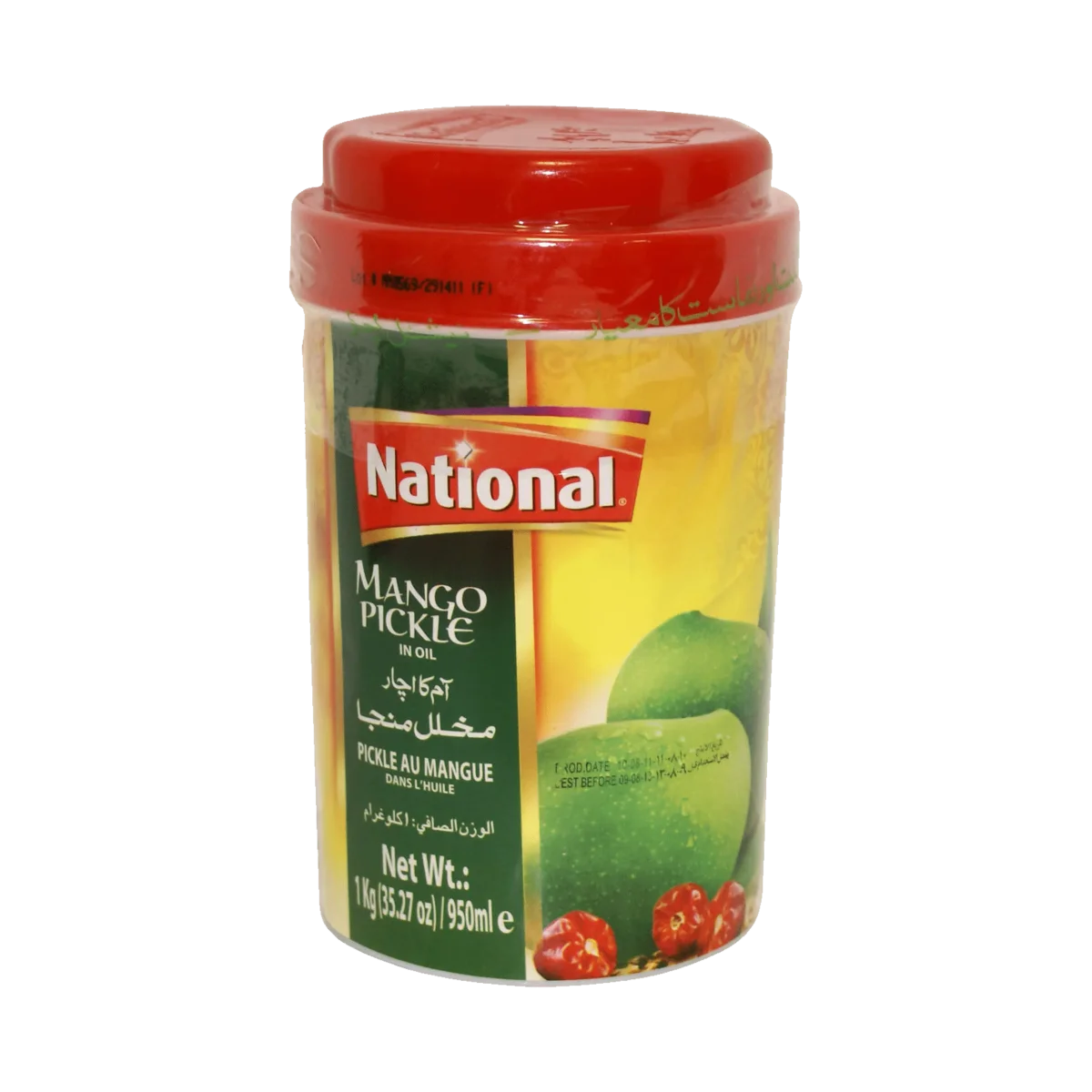 NATIONAL Mango Pickle i Olje 1kg